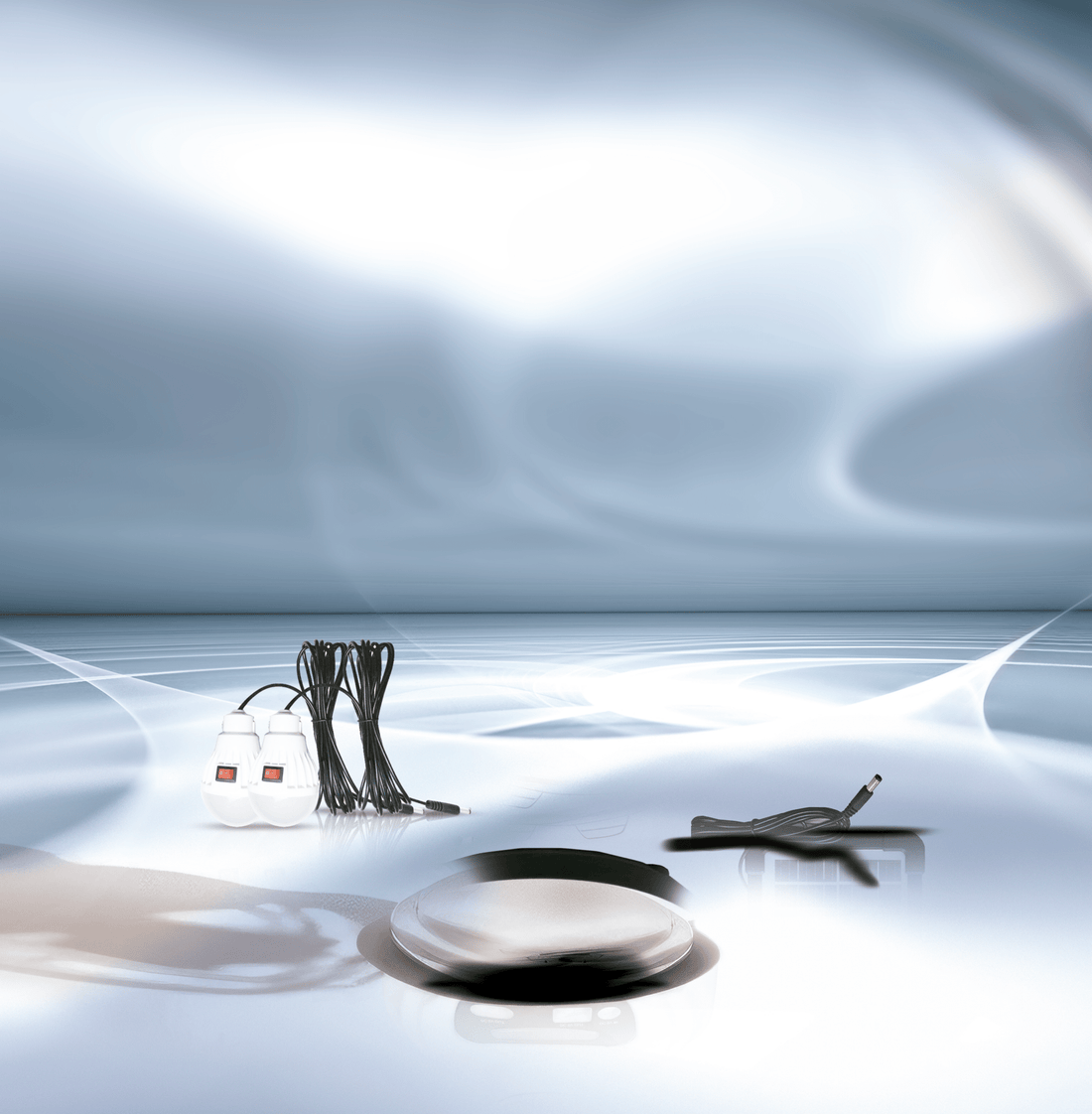 Airbro FSA - 12 Rechargeable 12” Fan – AC/DC Dual Power, Solar Charging, Night Light, Mobile Charger - Top ElectrosPortable FanFSA - 12