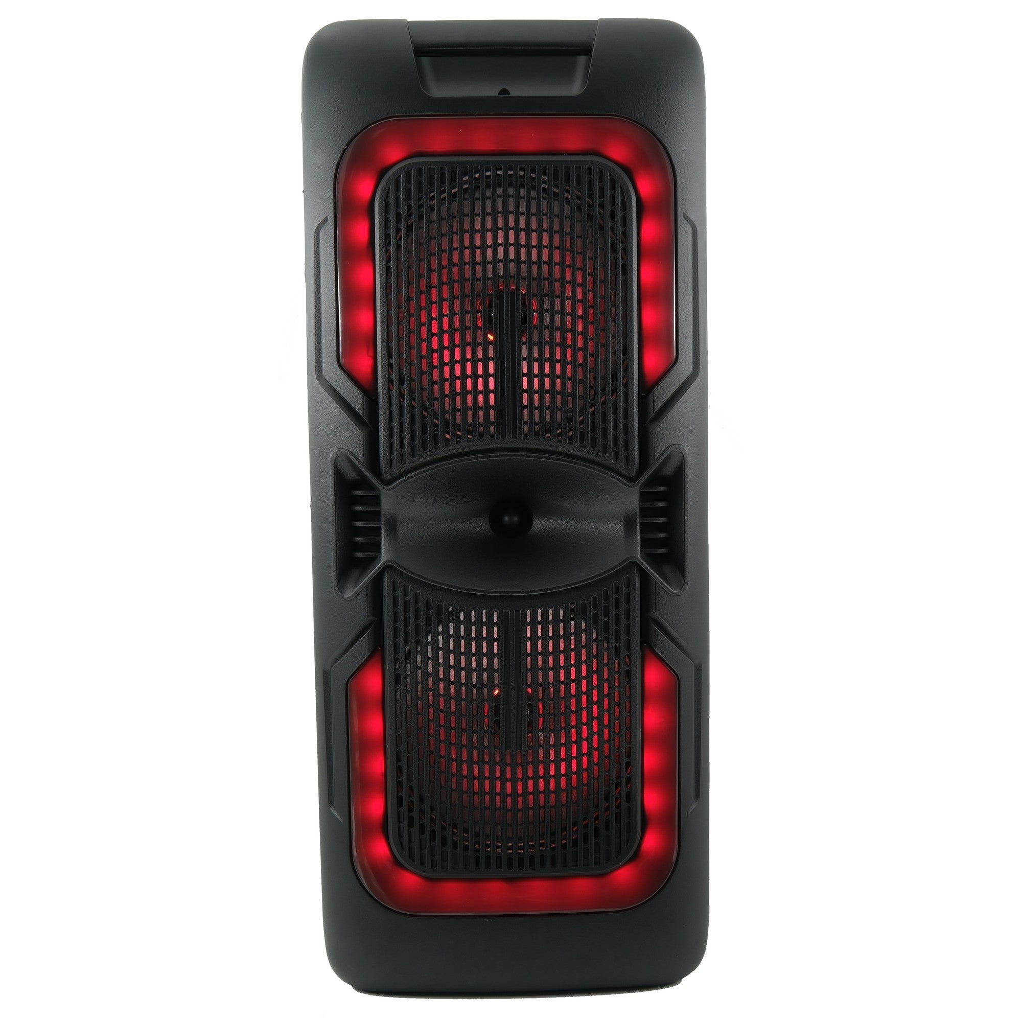 AudioBox ABX - 2085R Rechargeable Bluetooth Party Speaker with Mic, Dual 8" Woofers, WaveSync, USB/TF/FM/AUX, Type - C Charging, Portable for Indoor & Outdoor Use - Top ElectrosParty SpeakersABX - 2085R810059432758