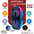 Audiobox ABX - 2290R Dual 6" Party Light Master | Bluetooth | 360 Glow | 40W RMS - Top ElectrosParty SpeakersABX - 2290R