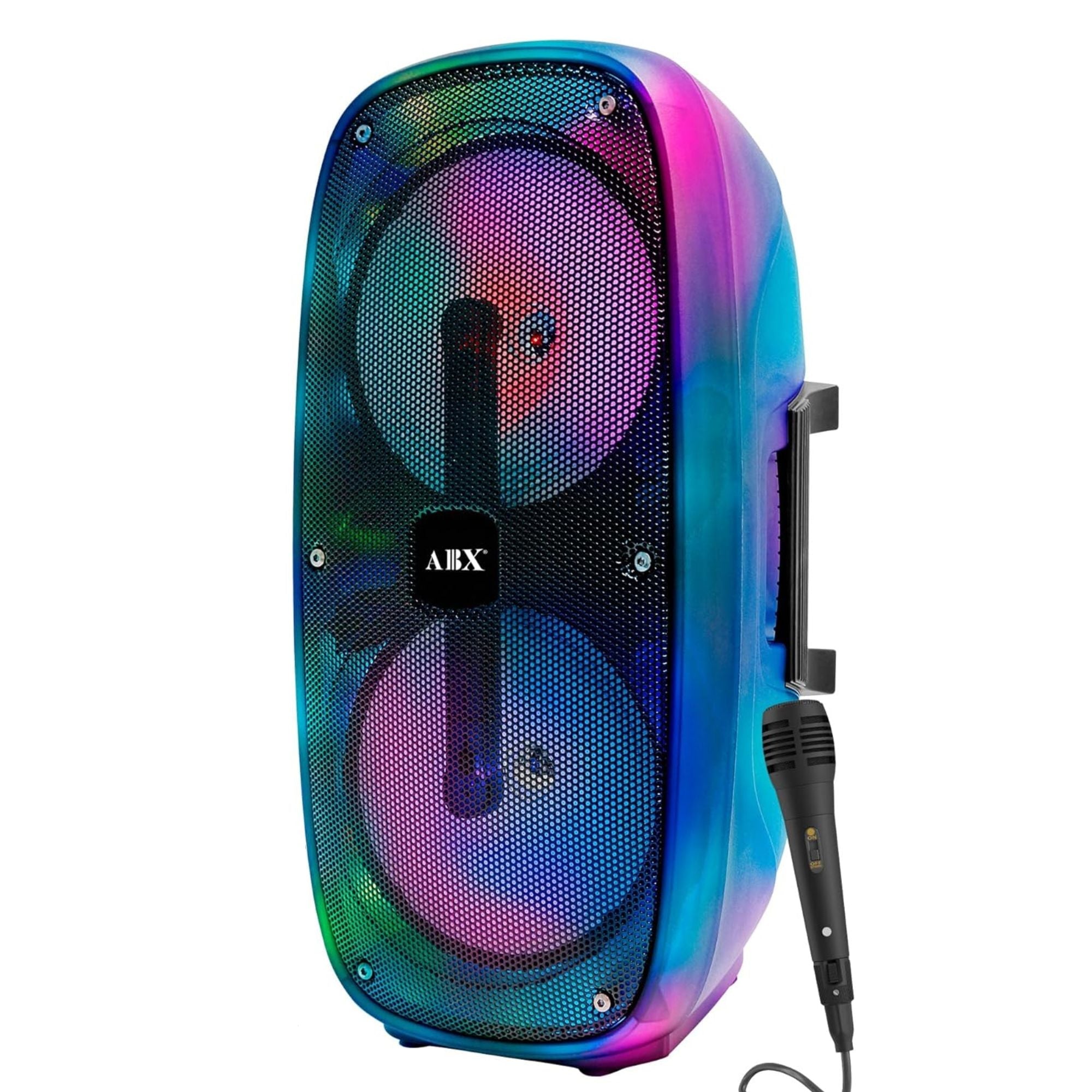 Audiobox ABX - 2290R Dual 6" Party Light Master | Bluetooth | 360 Glow | 40W RMS - Top ElectrosParty SpeakersABX - 2290R