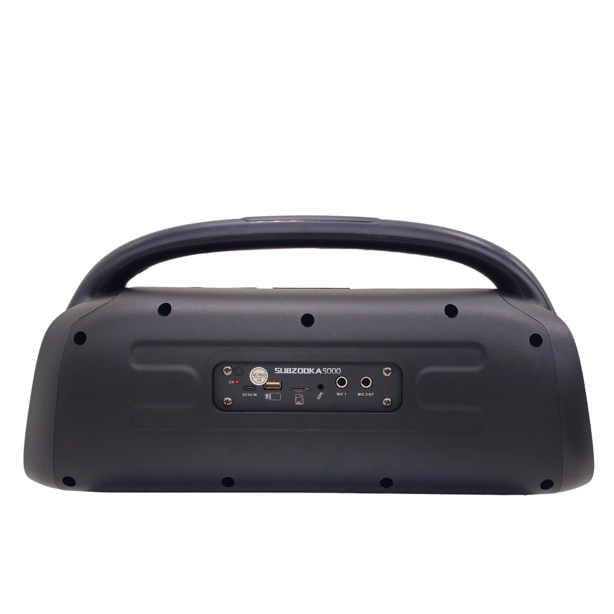 BZX-5000 Subzooka Portable Boombox Speaker with Dual 5" Woofers and LED Lights - Top ElectrosSpeakersBZX-5000810059431898