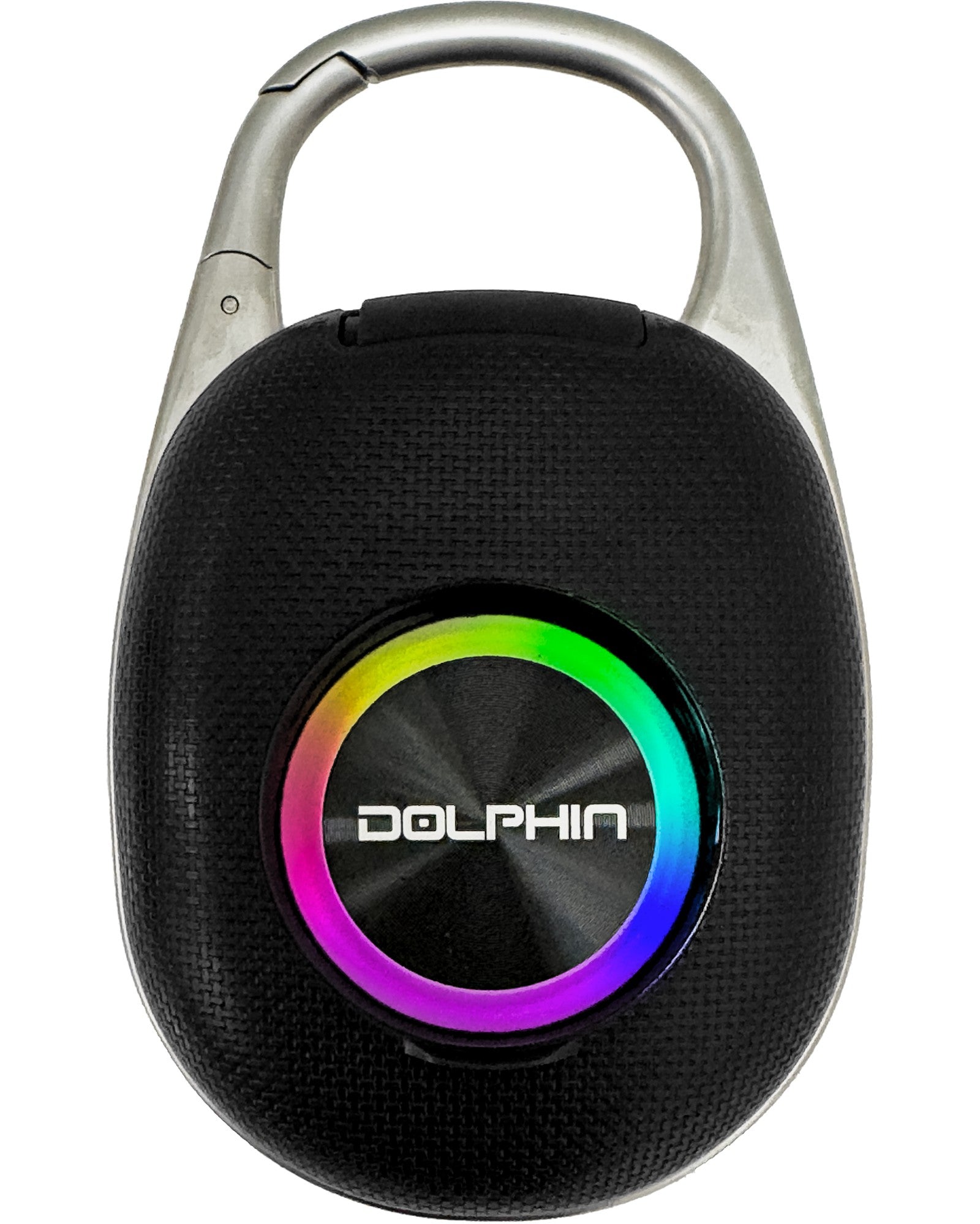 Dolphin CLP - 500 Waterproof Clip Speaker – Bluetooth 5.4, IPX5, 6 - Hour Playtime, Portable & Lightweight for Travel, Hiking, and Outdoors - Top ElectrosSpeakersCLP - 500 BLACK