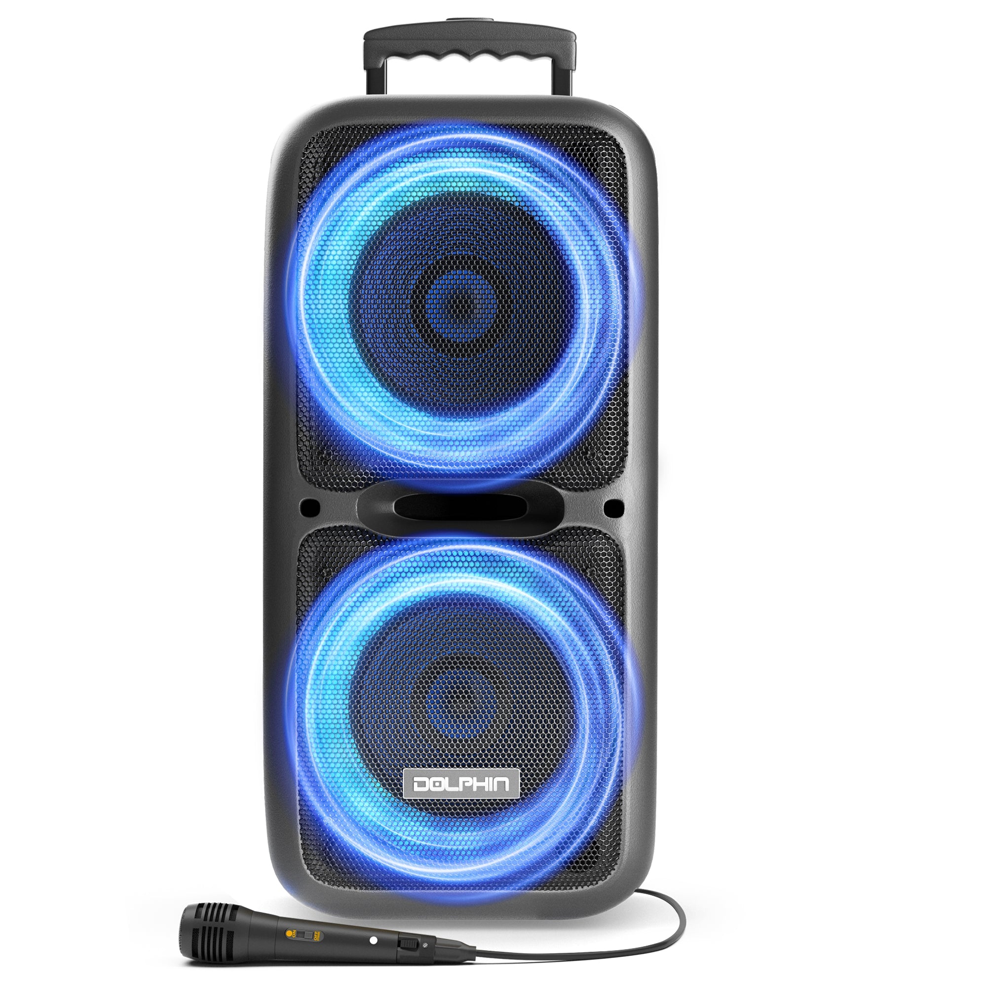 Dolphin SP-2120RBT Portable Bluetooth Speaker Rechargeable Sound System with Microphone - Top ElectrosSpeakersSP-2120RBT850006218578