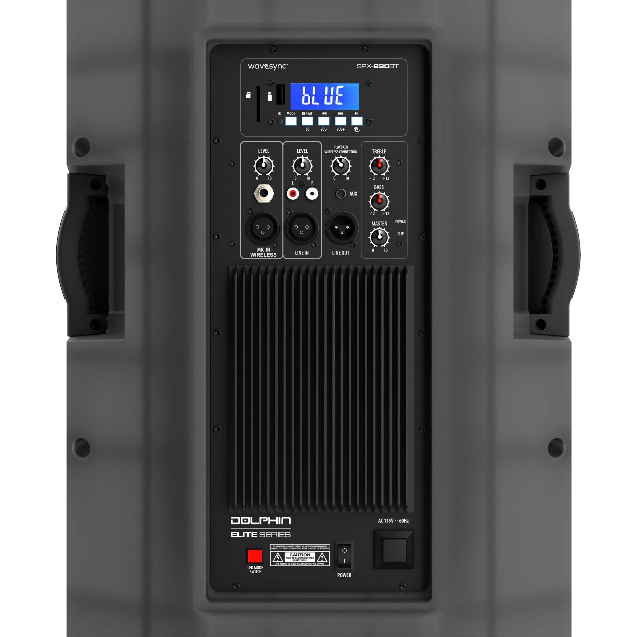 Dual 15" Party Speaker 200W Bluetooth XRL USB TF - Top ElectrosSpeakersSPX - 290BT810059432437