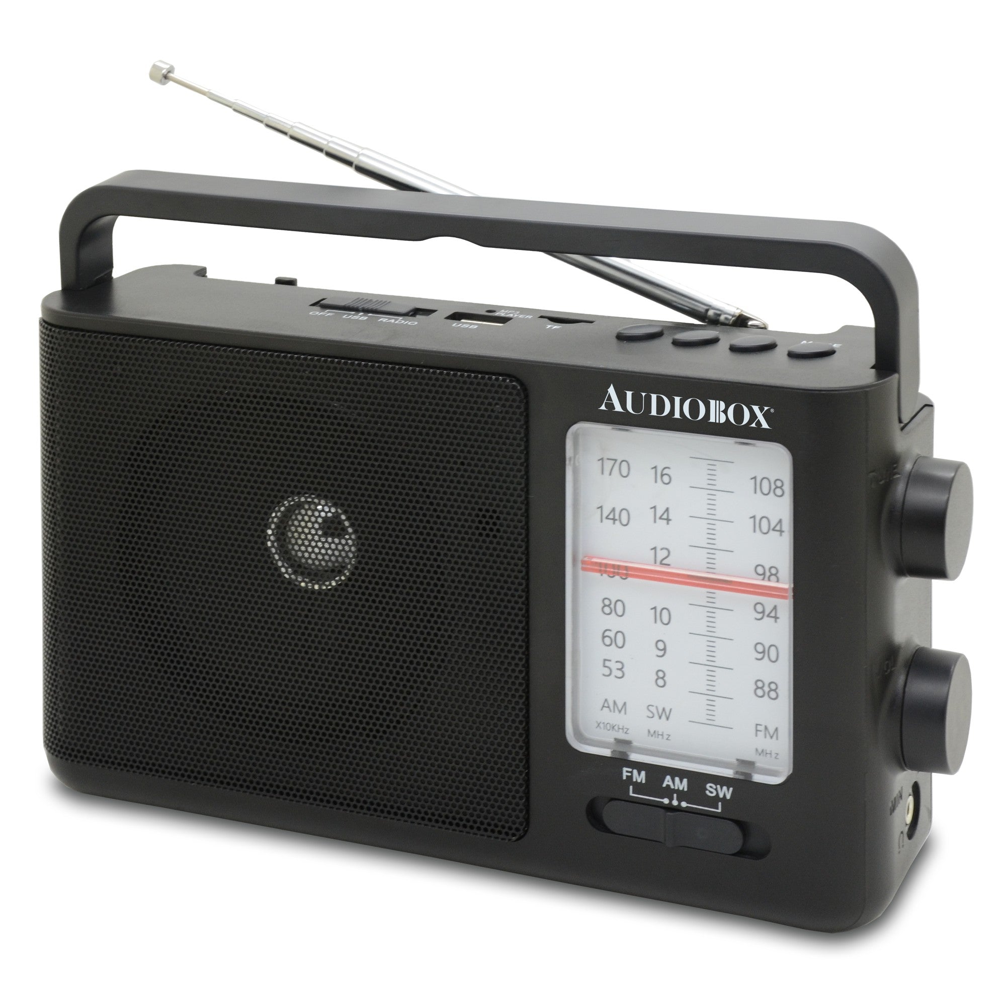 RX - 8 Classic Portable Radio – AM/FM/SW Tuner with AC Power & D - Cell Option - Top ElectrosRX - 8