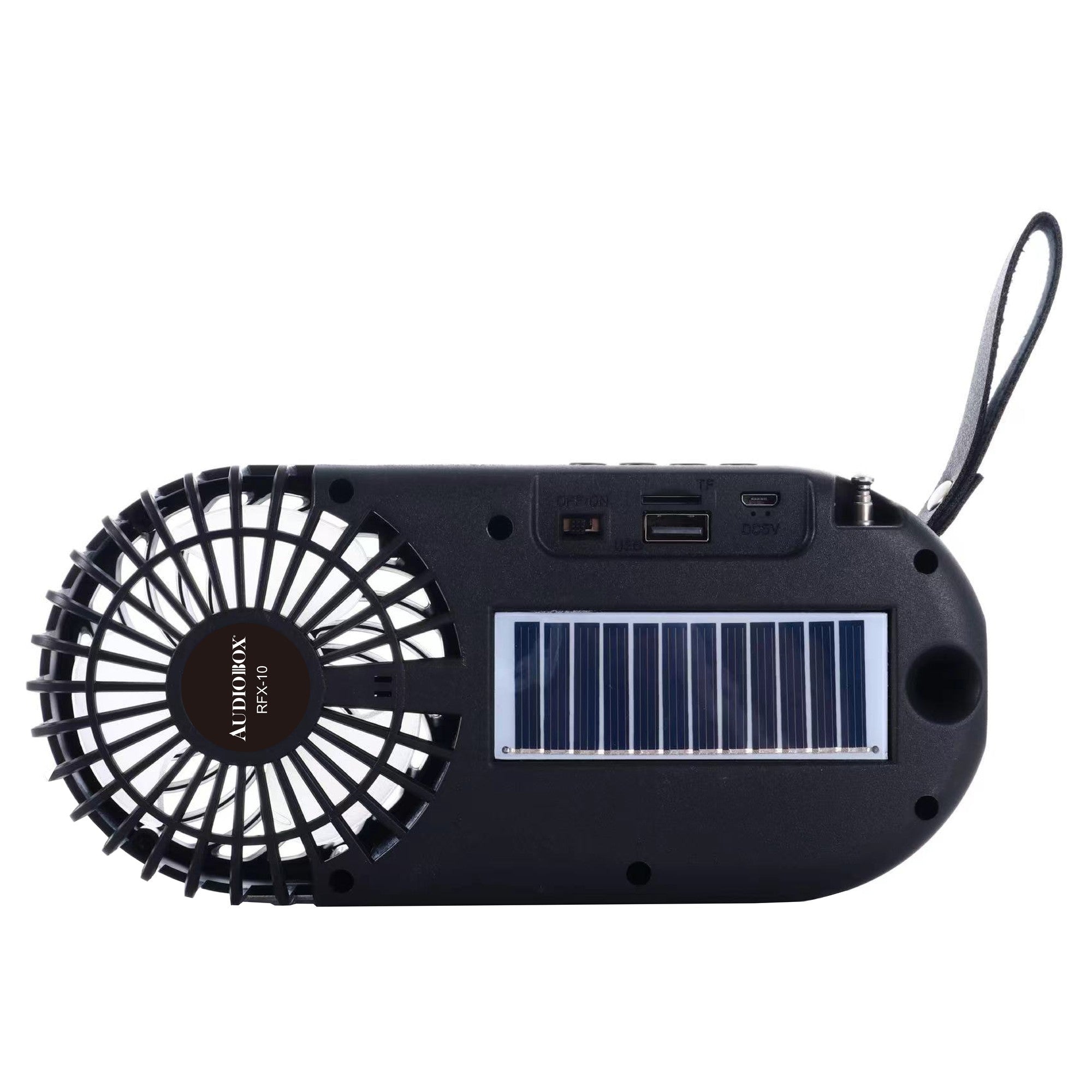 Solar Bluetooth Speaker with Fan – Compact, Portable & Adventure - Ready! - Top ElectrosFanRXF - 10
