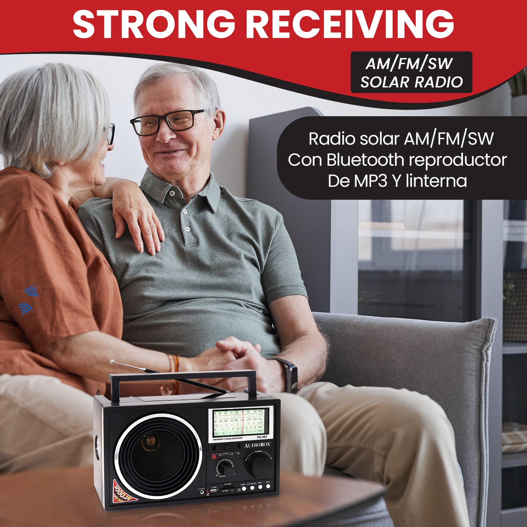 Audiobox RX-5BT 3-Band with MP3 Player - Top ElectrosRX-5BT850006218851