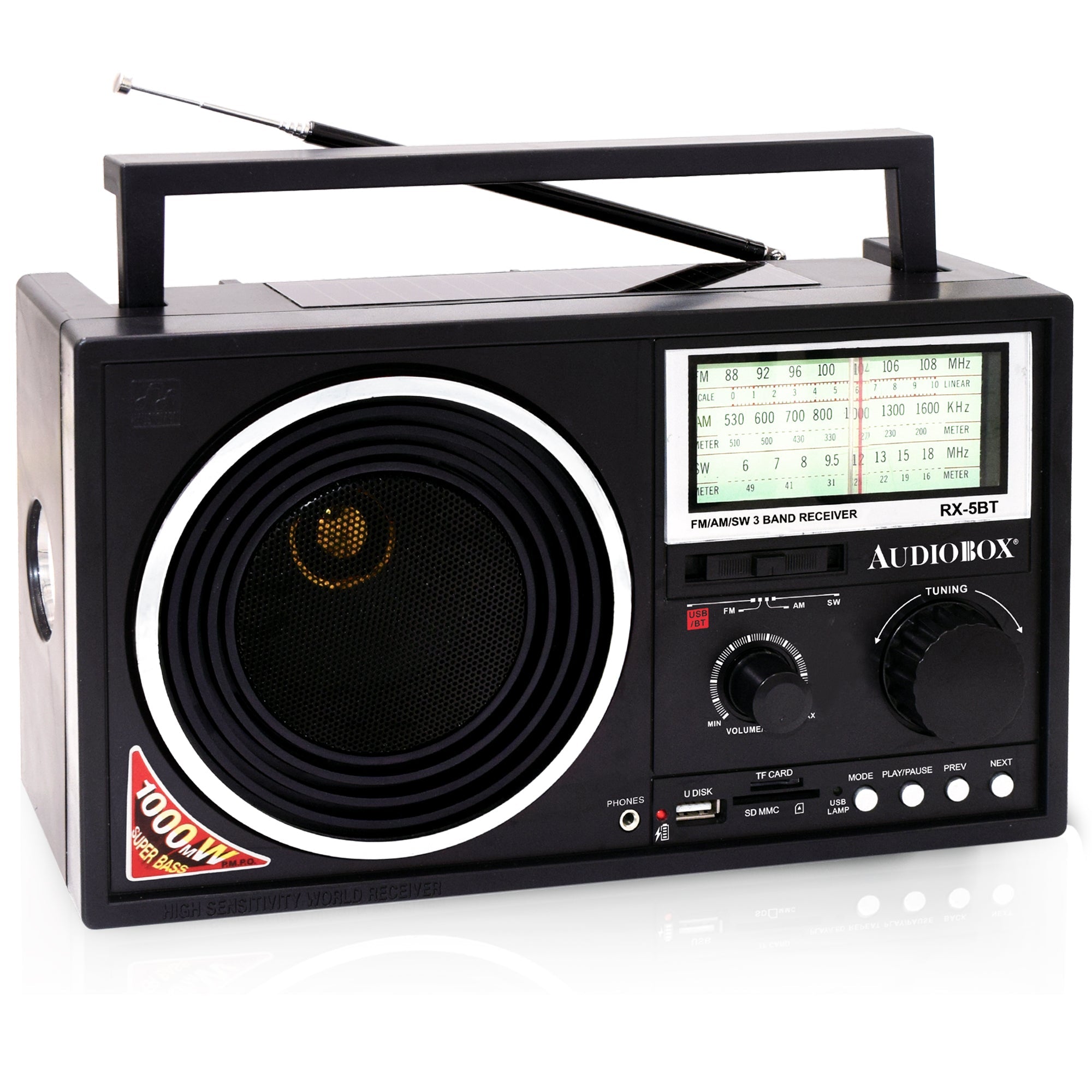 Audiobox RX-5BT 3-Band with MP3 Player - Top ElectrosRX-5BT850006218851