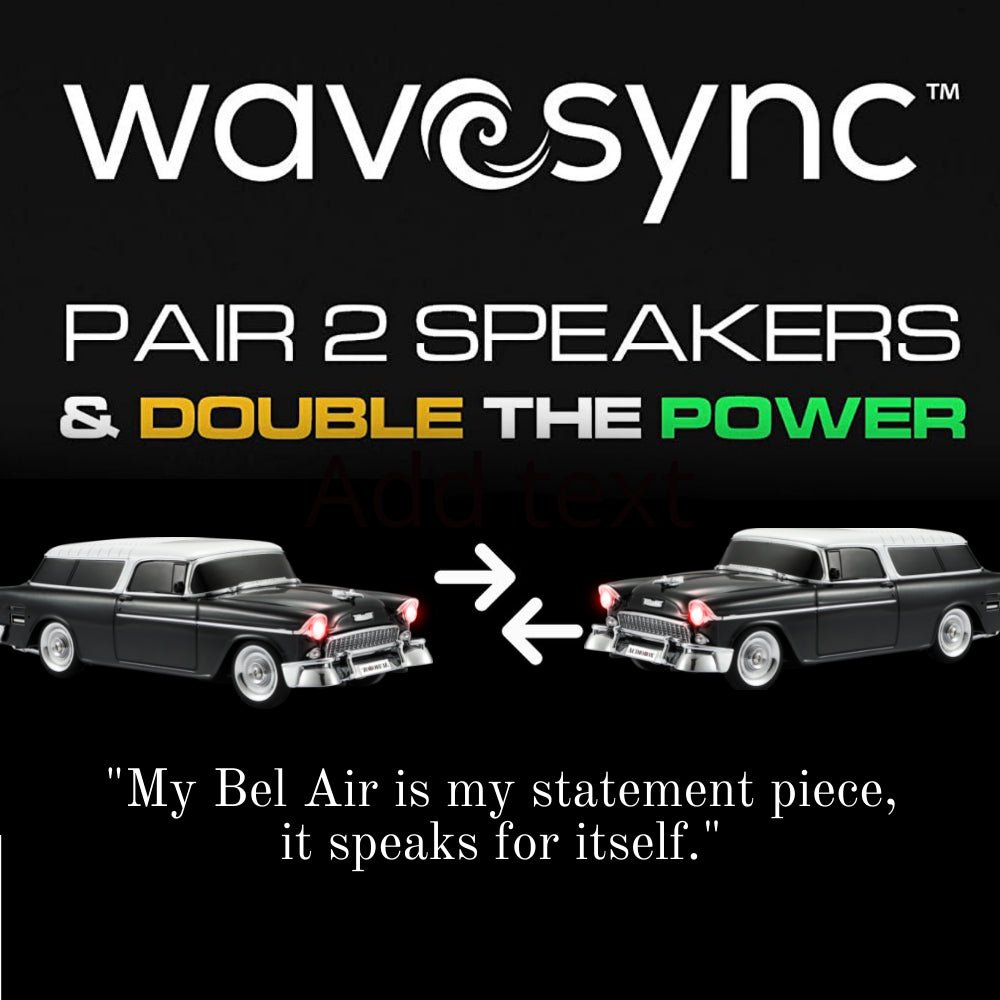 Audiobox TRK-5500BT Chevy Bel Air Retro Ride™ Bluetooth Speaker - Top ElectrosSpeakersTRK-5500-RED