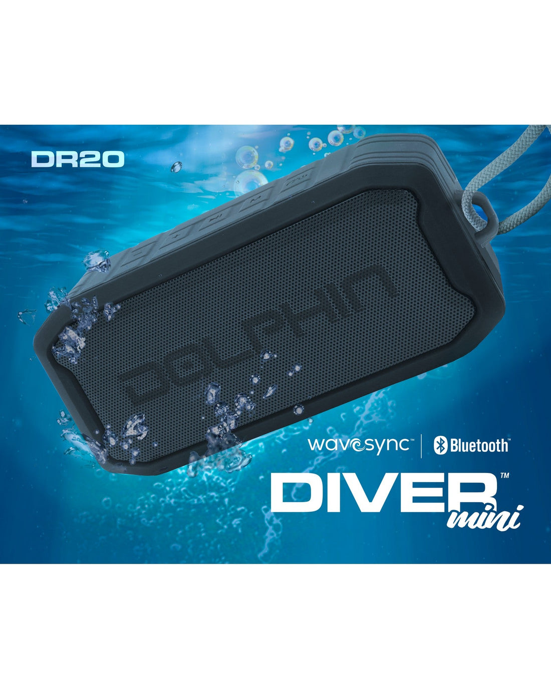 Dolphin DR-20 Mini Diver Waterproof Bluetooth Speaker - Top ElectrosDR-20850006218066