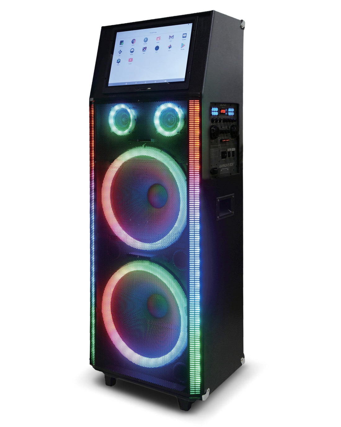 Dolphin KB-215 Dual 15" Karaoke Speaker with 15" Tablet - Top ElectrosKaraoke SystemKB-215810059431072