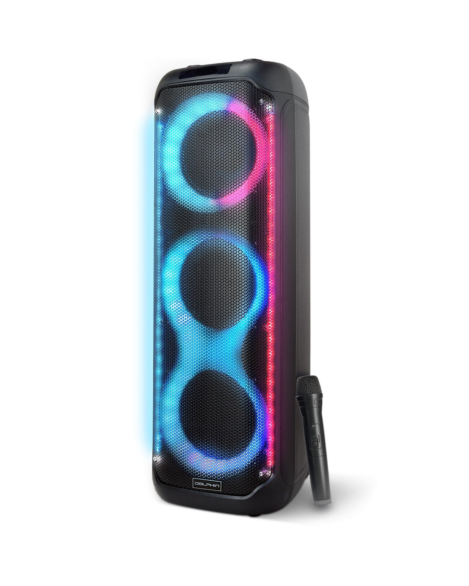 Dolphin KP-380 Triple 8” Portable Karaoke Speaker - Top ElectrosSpeakersKP-380810059431355