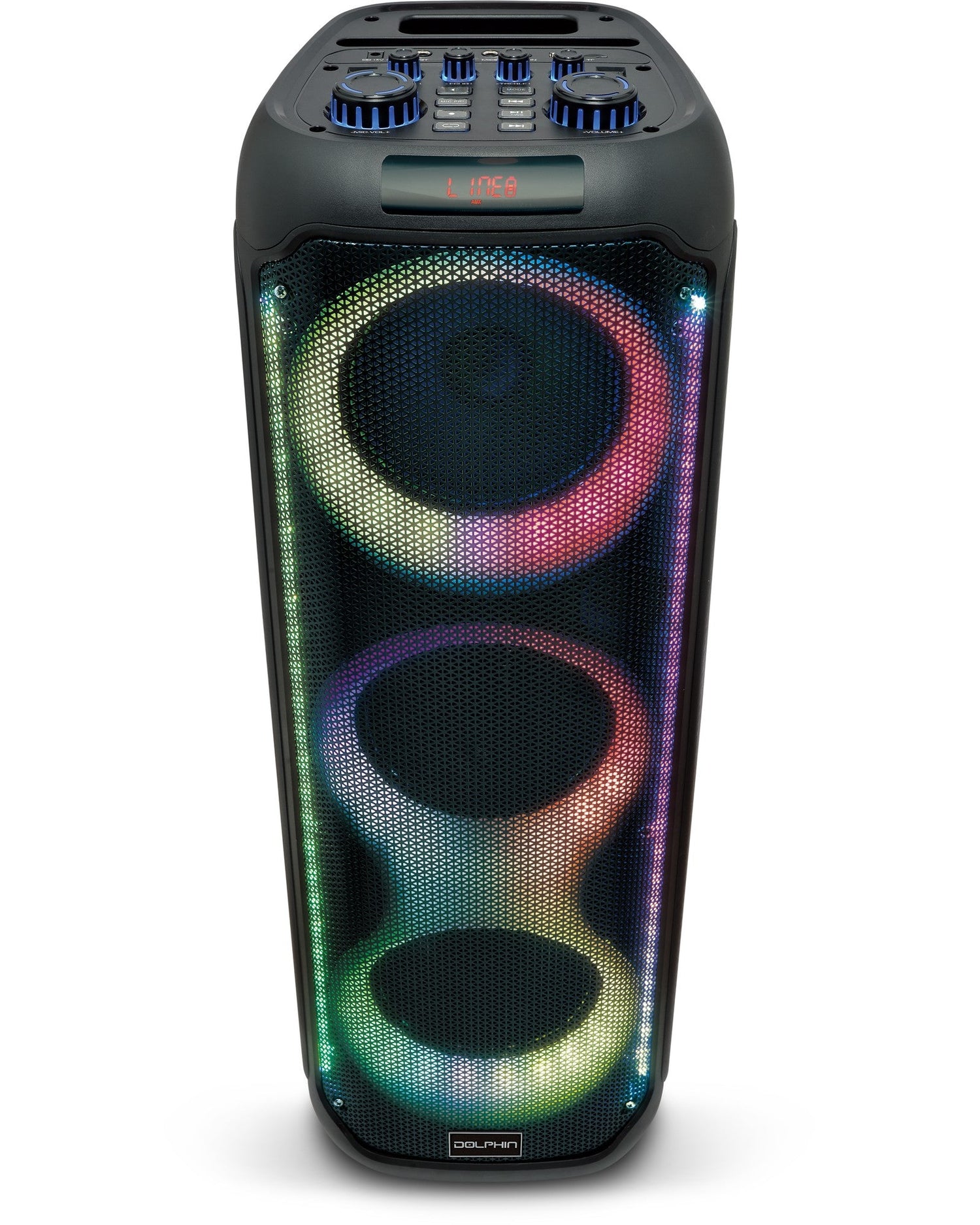 Dolphin KP-380 Triple 8” Portable Karaoke Speaker - Top ElectrosSpeakersKP-380810059431355