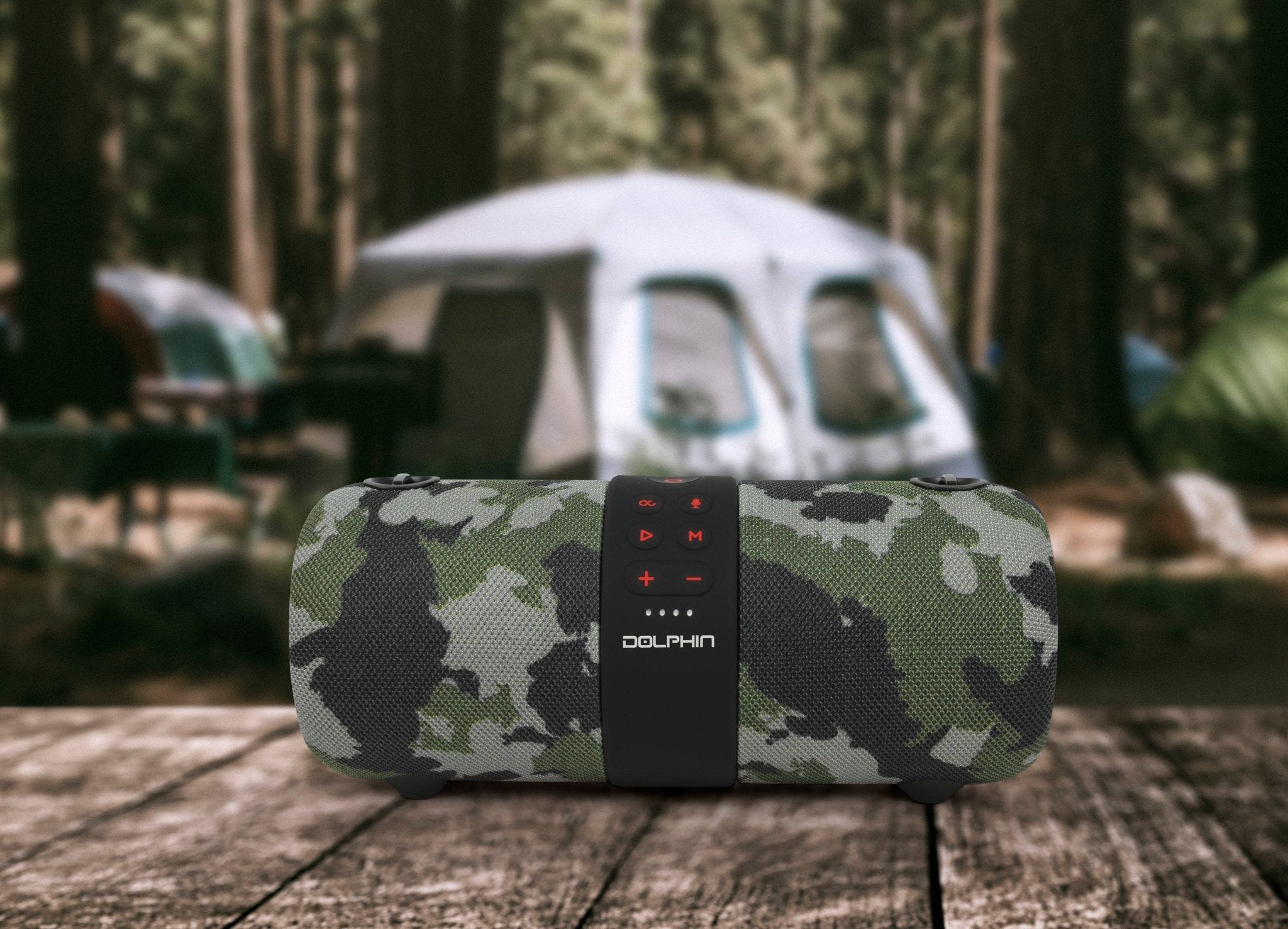 Dolphin LX-60 Camouflage Bluetooth Speaker Waterproof Boombox with DSP - Top ElectrosSpeakersLX-60-CAMO810059431621