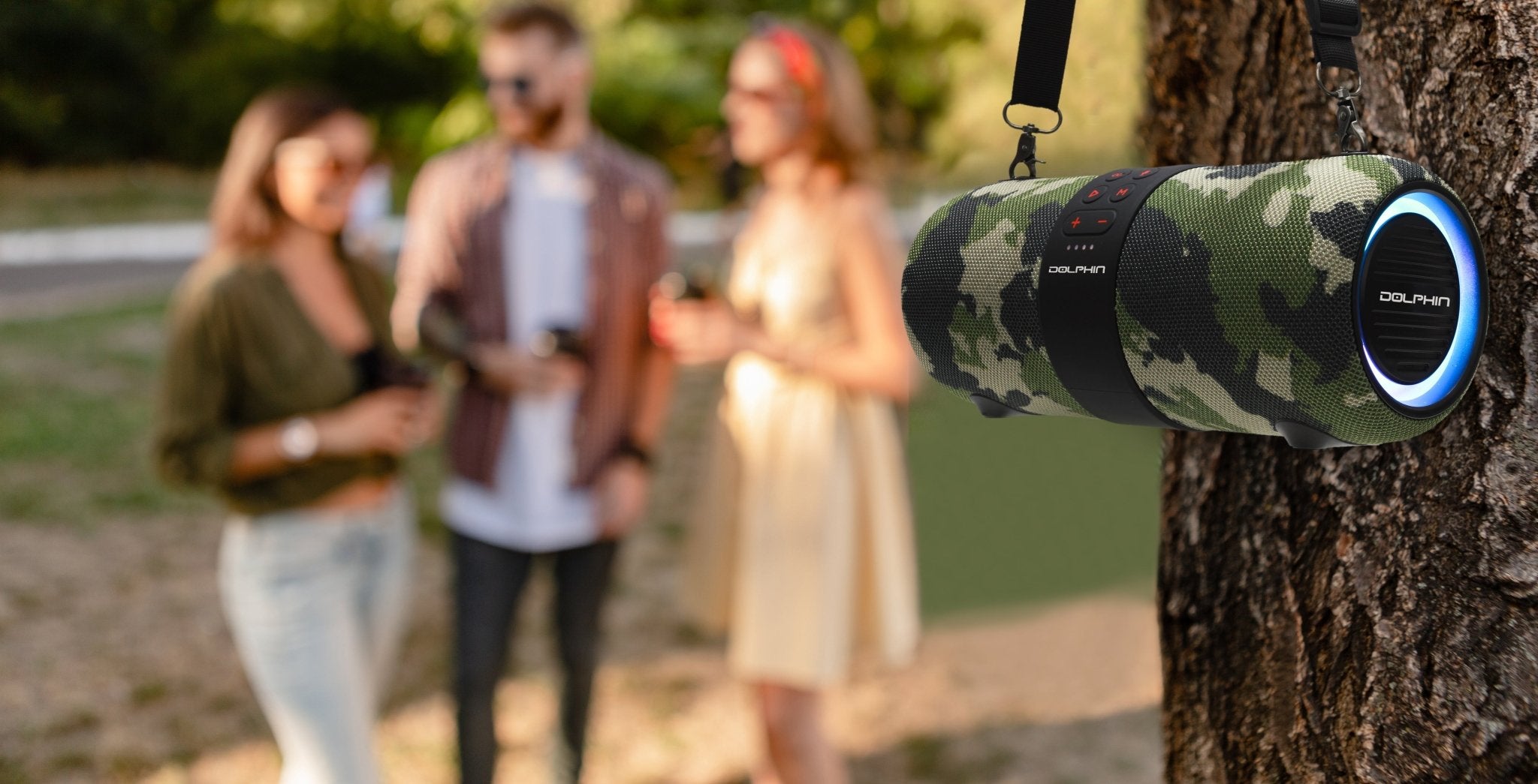 Dolphin LX-60 Camouflage Bluetooth Speaker Waterproof Boombox with DSP - Top ElectrosSpeakersLX-60-CAMO810059431621
