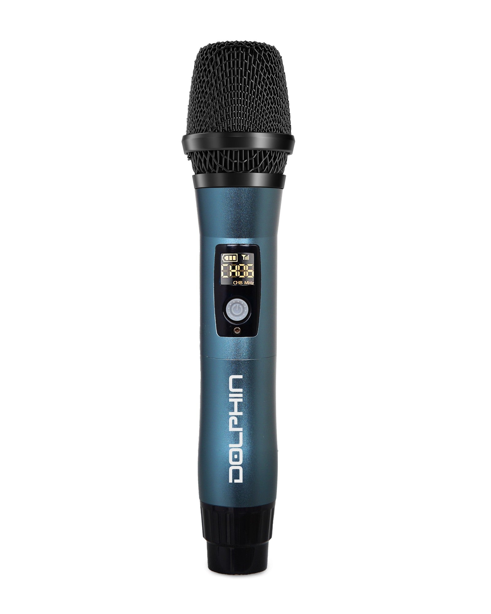 Dolphin MCX11 UHF Wireless Microphone - USB-C Rechargeable, 50 Channels, Anti-Interference Technology - Top ElectrosMicrophonesMCX11-BLUE810059431584