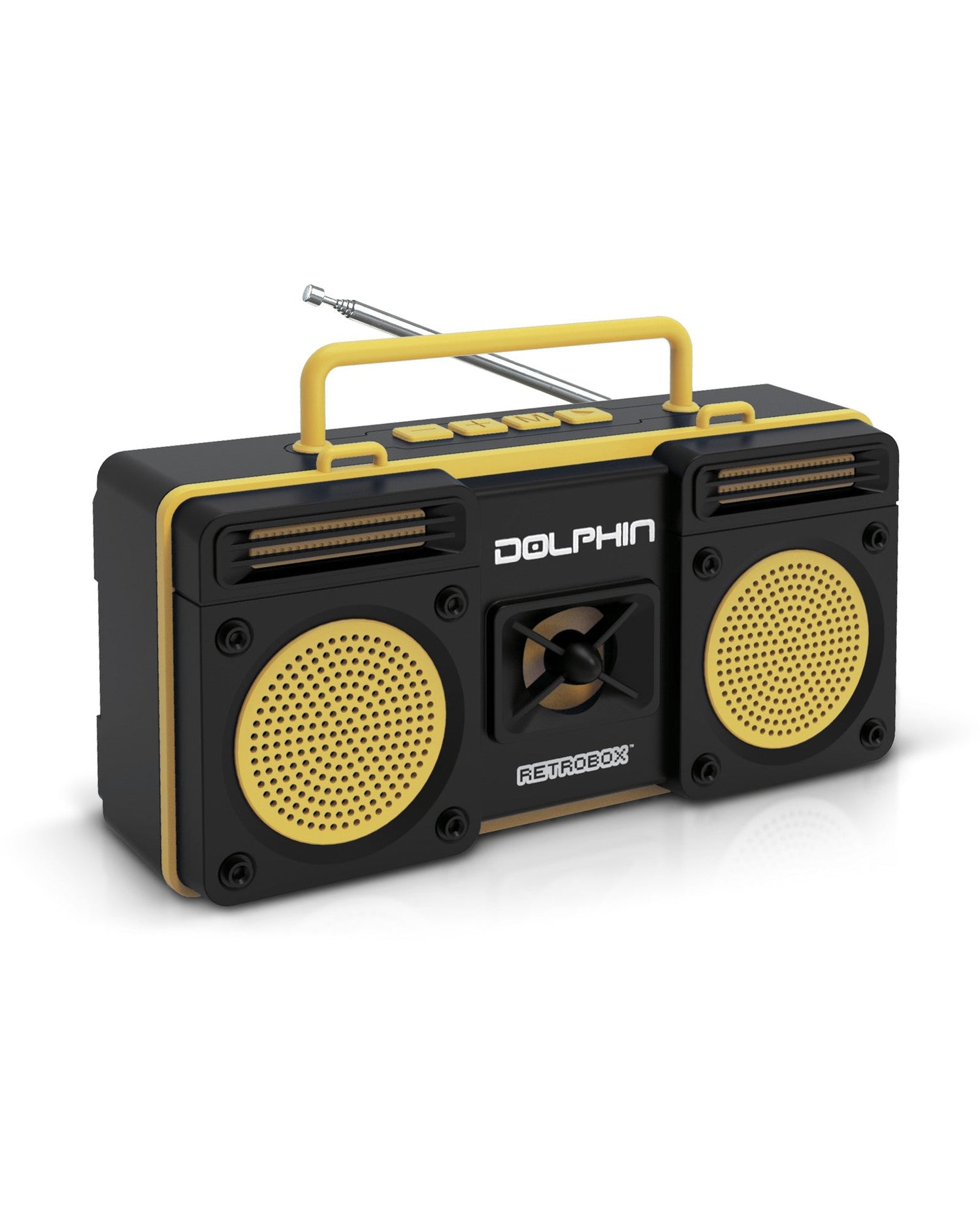 Dolphin RTX-20 Retrobox™ Portable Bluetooth Radio Choose from Colors - Top ElectrosRadioRTX-20 YELLOW810059430945