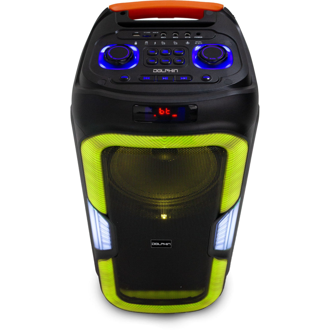 Dolphin SP-1060RBT Dual 10" Party Speaker with Light Show - Top ElectrosSpeakersSP-1060RBT81005941539