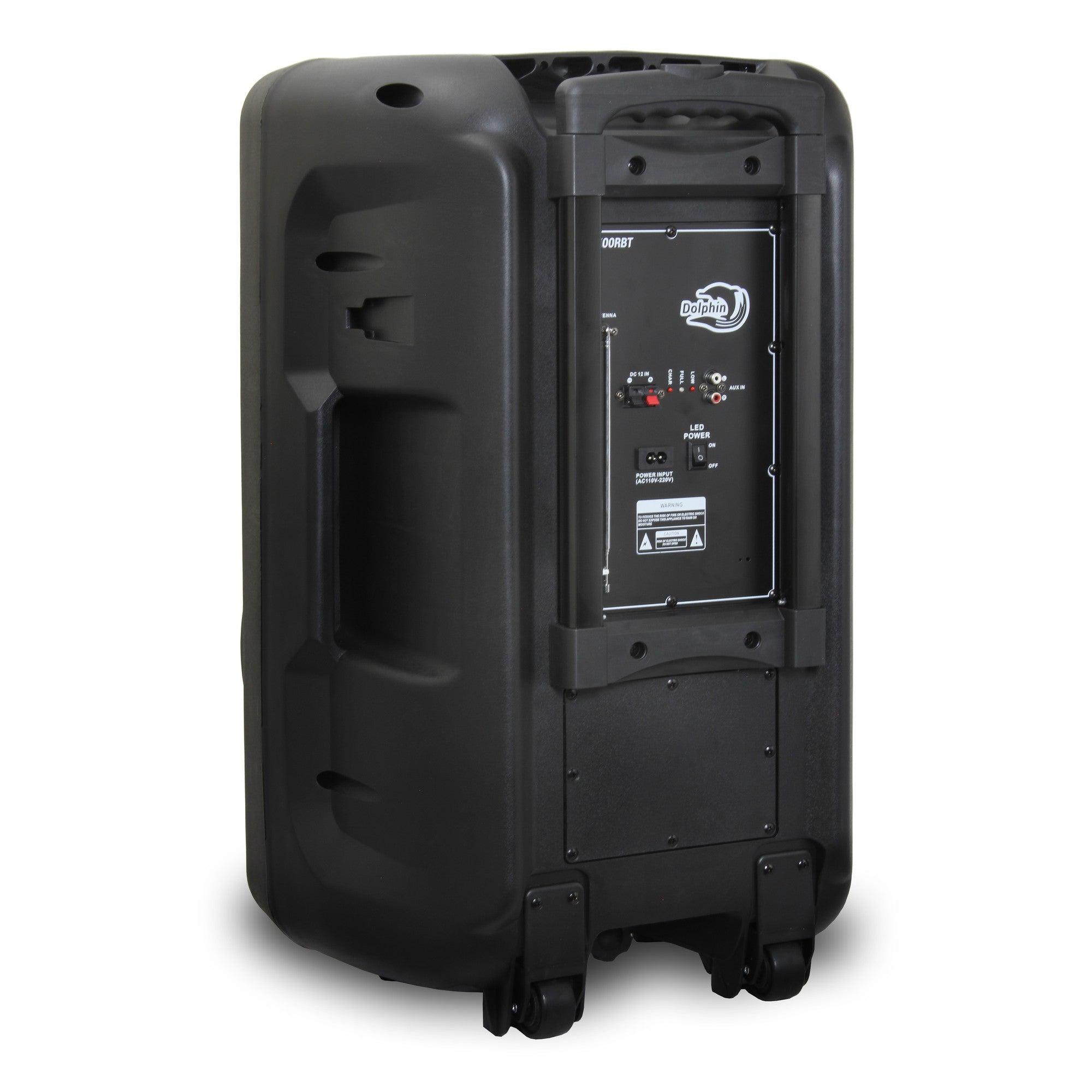 Dolphin SP-1500RBT 15" Rechargeable Bluetooth Party Speaker - Top ElectrosSpeakersSP-1500RBT850006218134