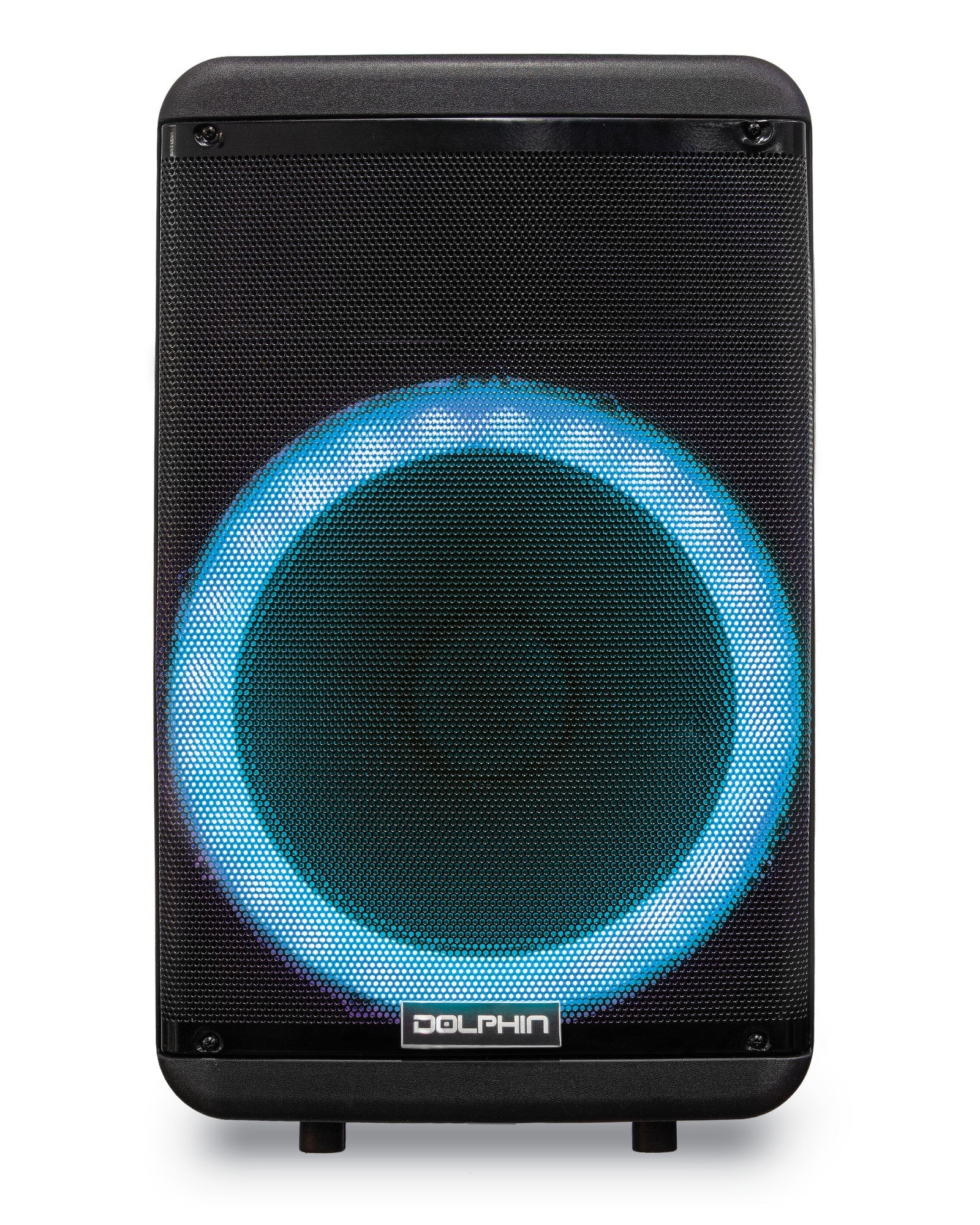 Dolphin SP-1600RBT Party Speaker | 15" 3600W Loud Sound System w/LED Lights, Includes Microphone & Remote Control - Top ElectrosSpeakersSP-1600RBT850006218905
