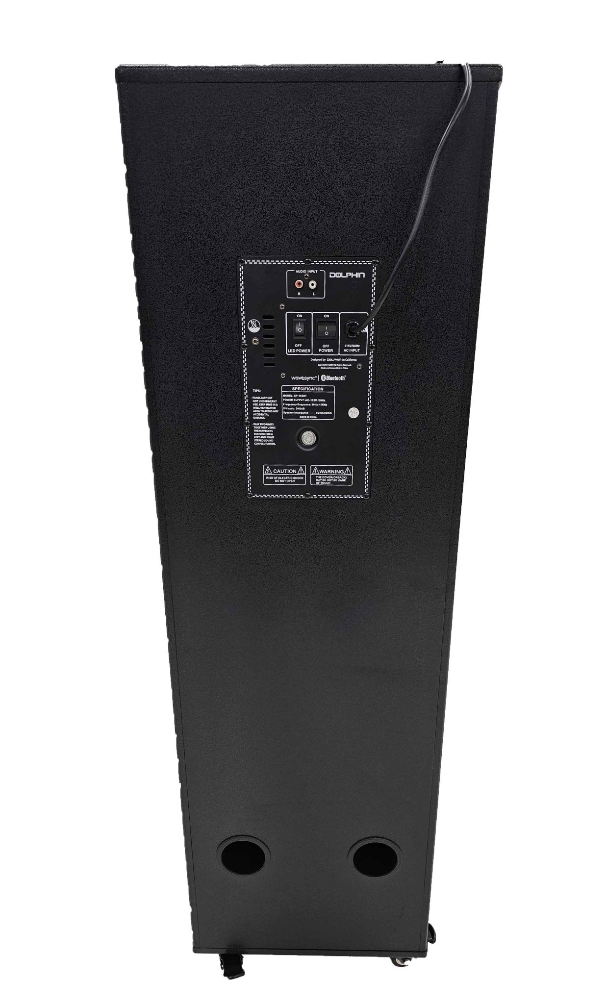 Dolphin SP-165BT Dual 15” Professional Party Speaker Powerful - Top ElectrosSpeakersSP-165BT810059431003