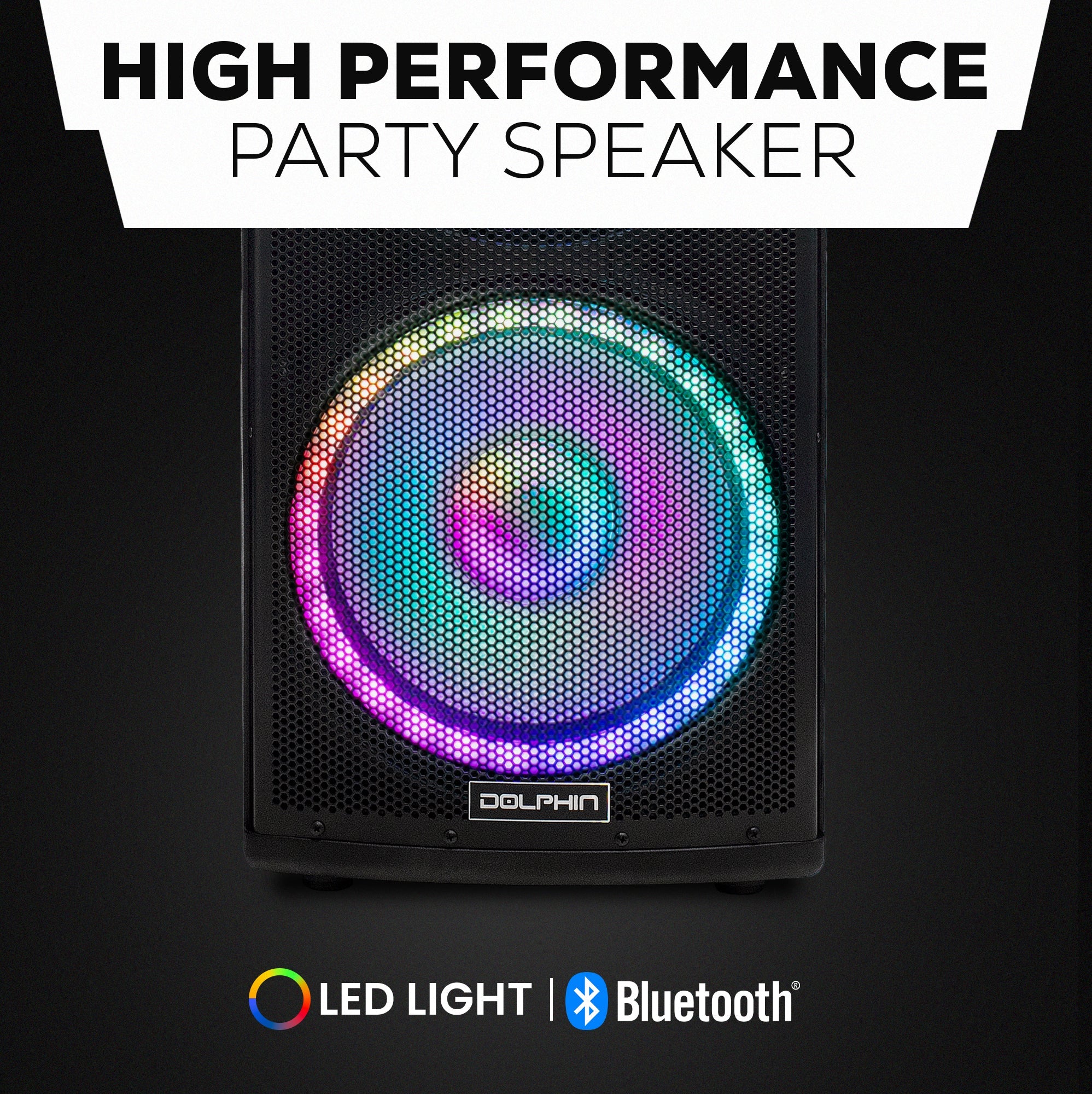 Dolphin SPX-280BT 2x15” High Performance ELITE SERIES Speaker - Top ElectrosSpeakersSPX-280BT682055446998