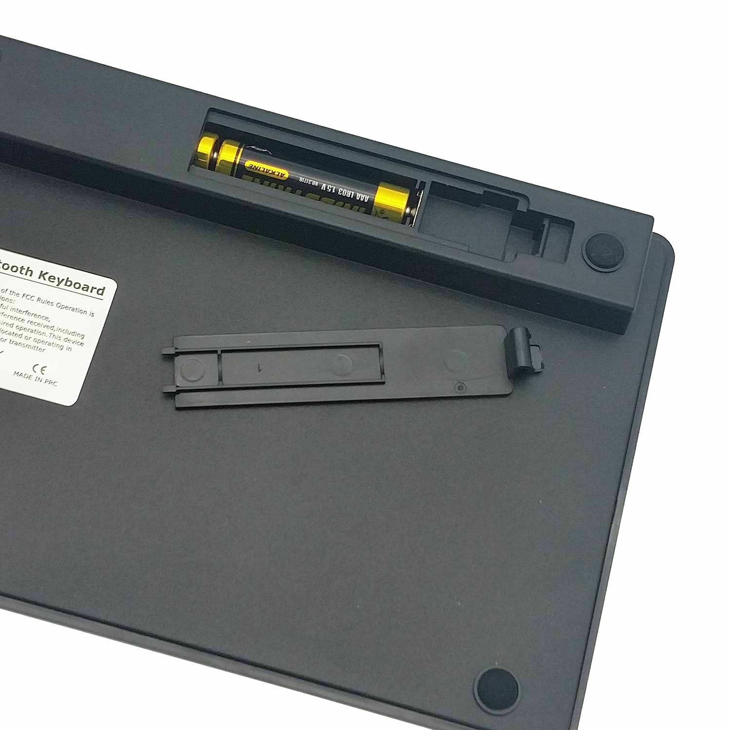 Wireless Keyboard for Apple or PC Bluetooth Black Or White - Top ElectrosKeyboardKEYBOARD BLACK