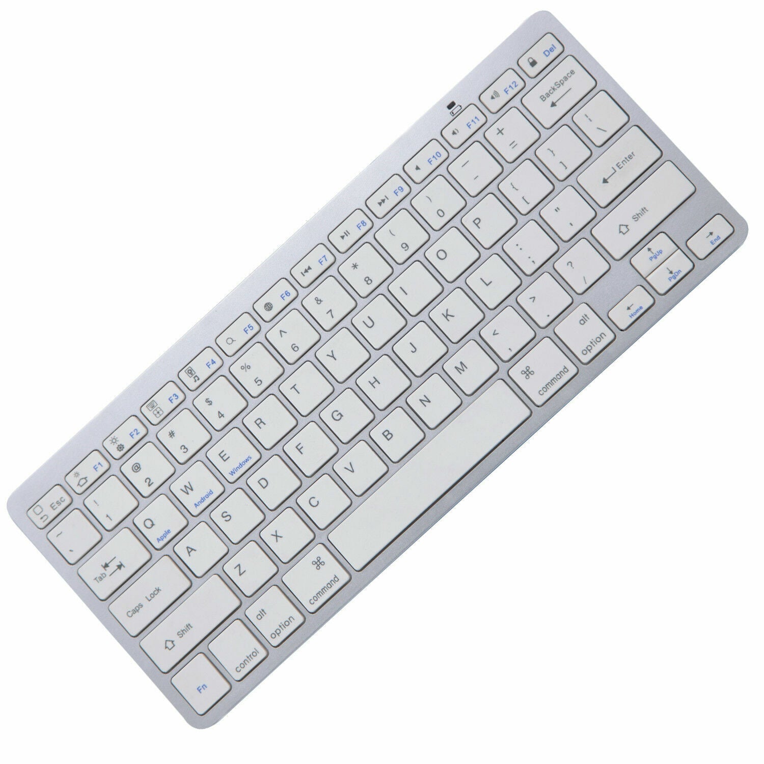 Wireless Keyboard for Apple or PC Bluetooth Black Or White - Top ElectrosKeyboardKEYBOARD BLACK