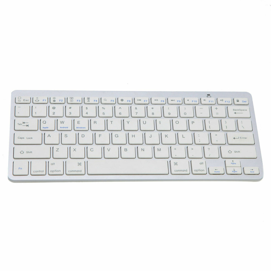 Wireless Keyboard for Apple or PC Bluetooth Black Or White - Top ElectrosKeyboardKEYBOARD WHITE