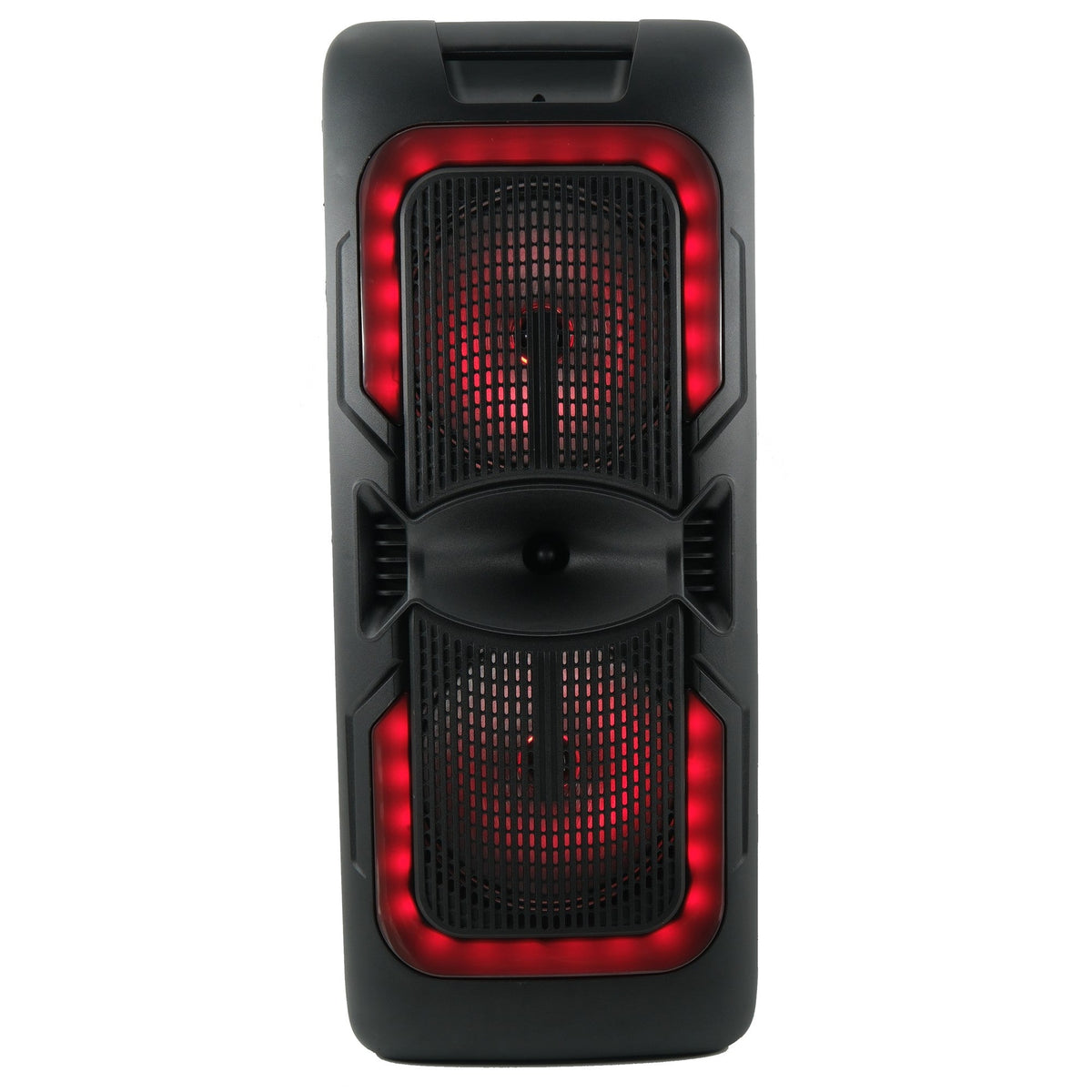 Big 8" Rechargeable Bluetooth Speaker With LED Lights - Loud Stereo Bass For Tailgate, DJ, Karaoke Party - Portable