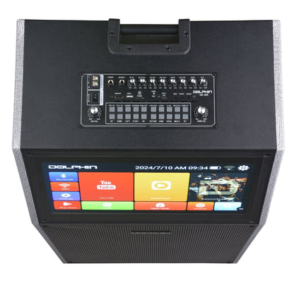 Dolphin KB - 18R All - In - One Karaoke Sound System with 18.5” Touchscreen and 80W RMS Power - Top ElectrosKaraoke SpeakerKB - 18R810059432598