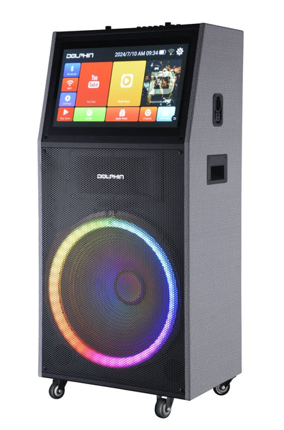 Dolphin KB - 18R All - In - One Karaoke Sound System with 18.5” Touchscreen and 80W RMS Power - Top ElectrosKaraoke SpeakerKB - 18R810059432598