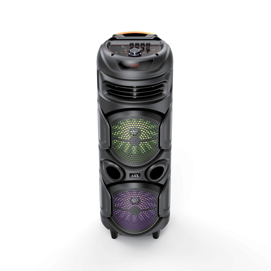 Rechargeable Bluetooth Party Speaker – Dual 8” Woofers, 1800W Power, LED Lights, FM, USB, AUX, TWS, Portable - Top ElectrosKaraoke SpeakerABX - 2900R810059431690