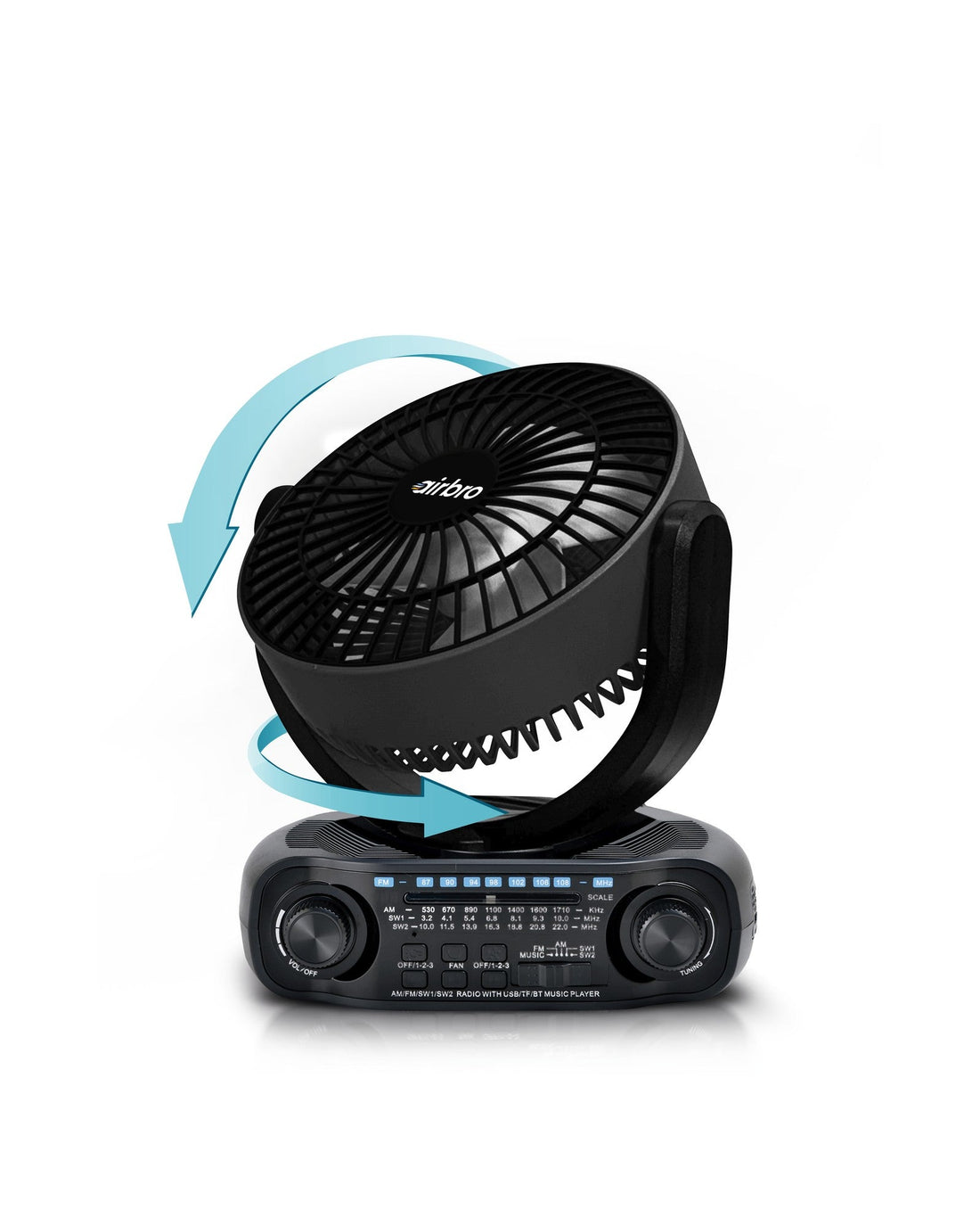 🌀 RXF - 50 Solar Portable Fan &amp; Speaker - Top ElectrosFanRXF - 50