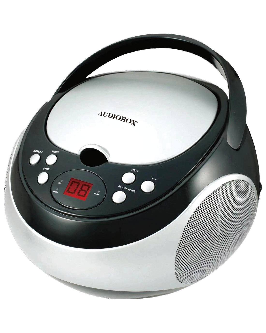 Audiobox CDX-100 Portable CD Player with AM/FM Stereo Radio - Top ElectrosCD PlayerCDX-100 - BLACK