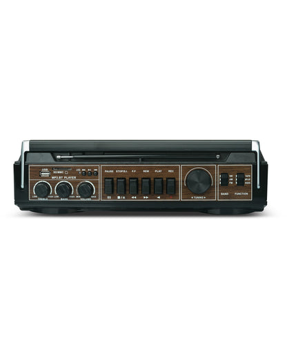 Audiobox RXC-25BT Cassette Player &amp; Recorder with AM/FM/SW Radio - Top ElectrosSpeakersRXC-25BT BLACK810059430471