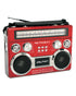 Audiobox SP-411BT RETROBOX™ Portable Bluetooth Radio - Top ElectrosSpeakersSP-411BT RED682055447278