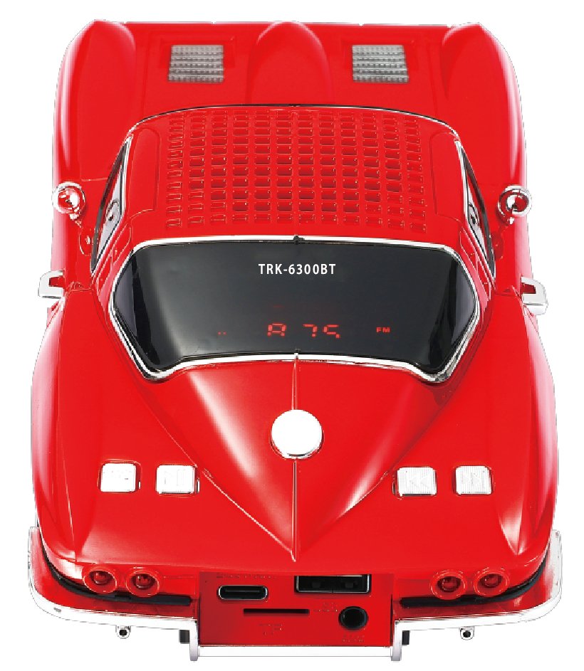 Audiobox TRK-6300 Corvette Retro Ride Bluetooth Toy Replica Speaker - Top ElectrosSpeakersTRK-6300 Red8100594319808
