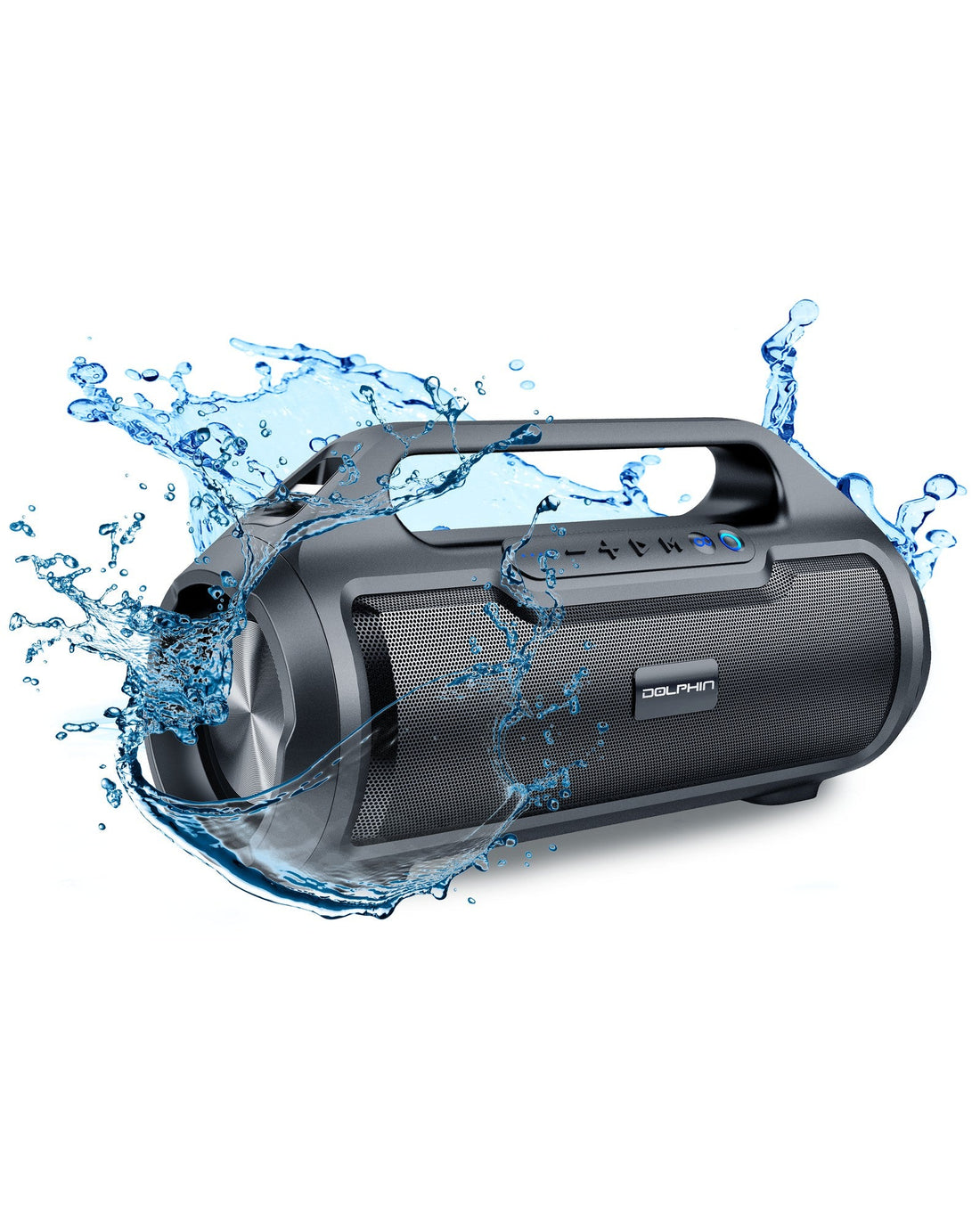 Dolphin LX-20 Portable Bluetooth Speaker with USB Port, LED Lights and Radio - Top ElectrosSpeakersLX-20