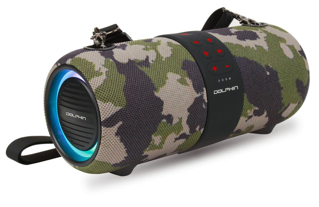 Dolphin LX-60 Camouflage Bluetooth Speaker Waterproof Boombox with DSP - Top ElectrosSpeakersLX-60-CAMO810059431621