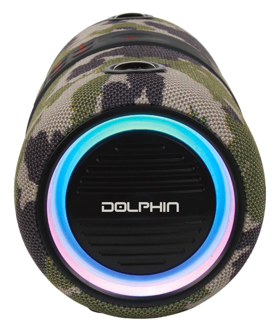 Dolphin LX-60 Camouflage Bluetooth Speaker Waterproof Boombox with DSP - Top ElectrosSpeakersLX-60-CAMO810059431621
