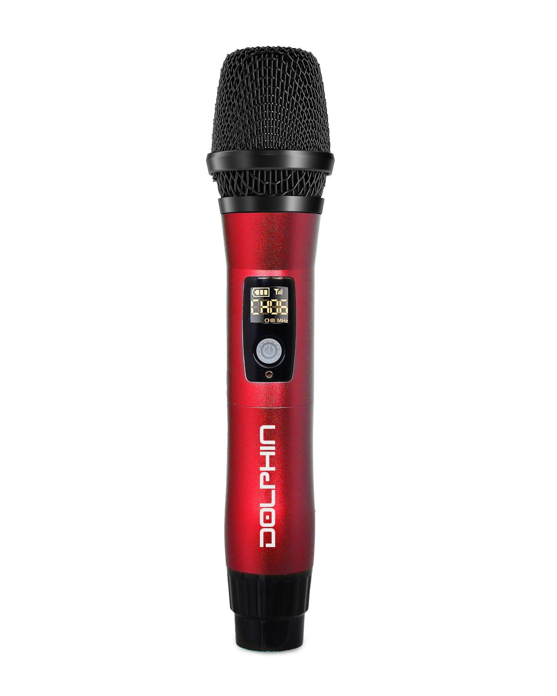 Dolphin MCX11 UHF Wireless Microphone - USB-C Rechargeable, 50 Channels, Anti-Interference Technology - Top ElectrosMicrophonesMCX11-RED810059431591