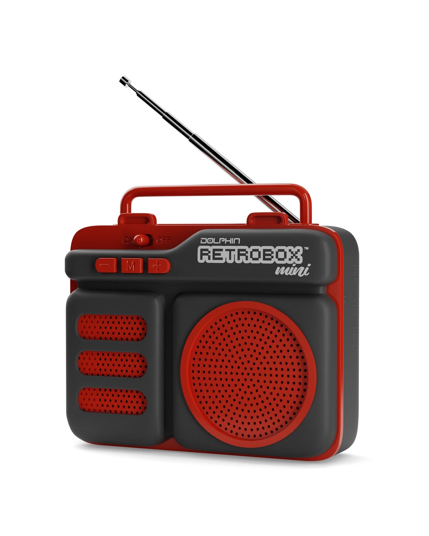 Dolphin RTX-10 Retrobox™ Mini Portable Bluetooth Radio Choose Colors - Top ElectrosRadioRTX-10 RED810059430402