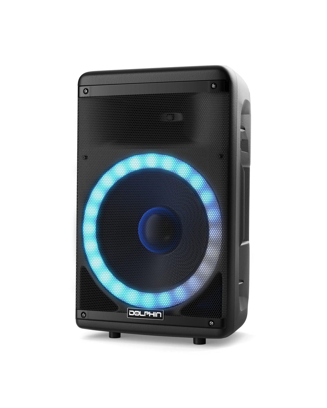 Dolphin SP-1600RBT Party Speaker | 15&quot; 3600W Loud Sound System w/LED Lights, Includes Microphone &amp; Remote Control - Top ElectrosSpeakersSP-1600RBT850006218905