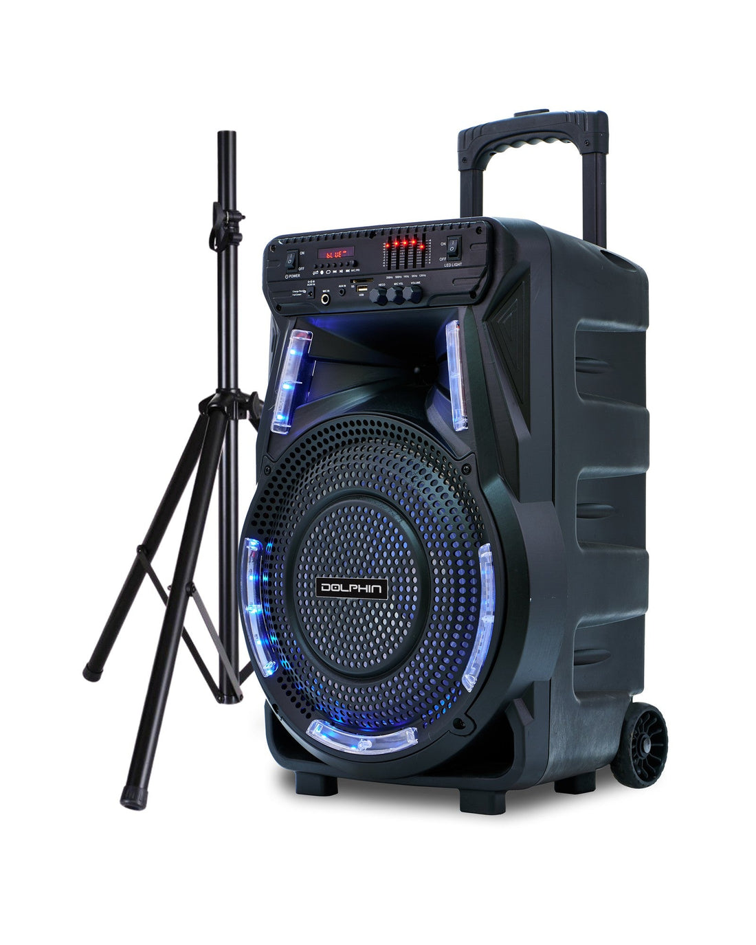 Dolphin SP-17RBT 15” Rechargeable Trolley Speaker - Top ElectrosSpeakersSP-17RBT850006218448