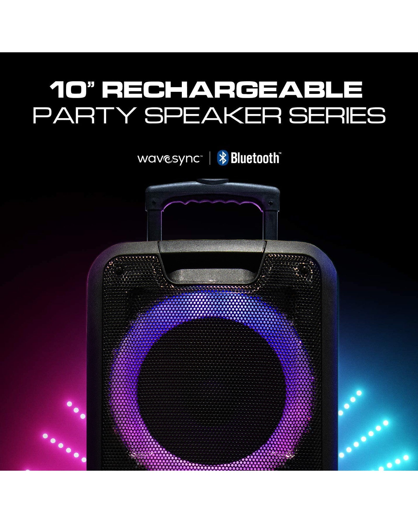 Dolphin SP-210RBT Party Speaker Wireless Bluetooth w/Wheels for Parties, Karaoke, DJ Speakers, Long Battery Life - Top ElectrosSpeakersSP-210RBT682055446769