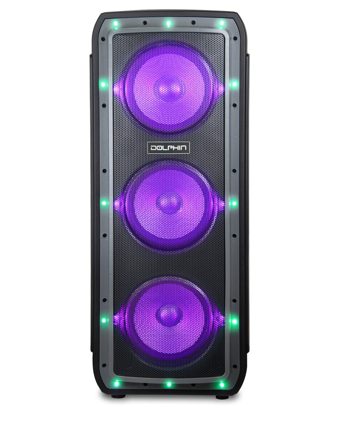 Dolphin SP-310RBT Triple 10” Rechargeable LOUD DEEP BASS Party Speaker - Top ElectrosSpeakersSP-310RBT810059431515