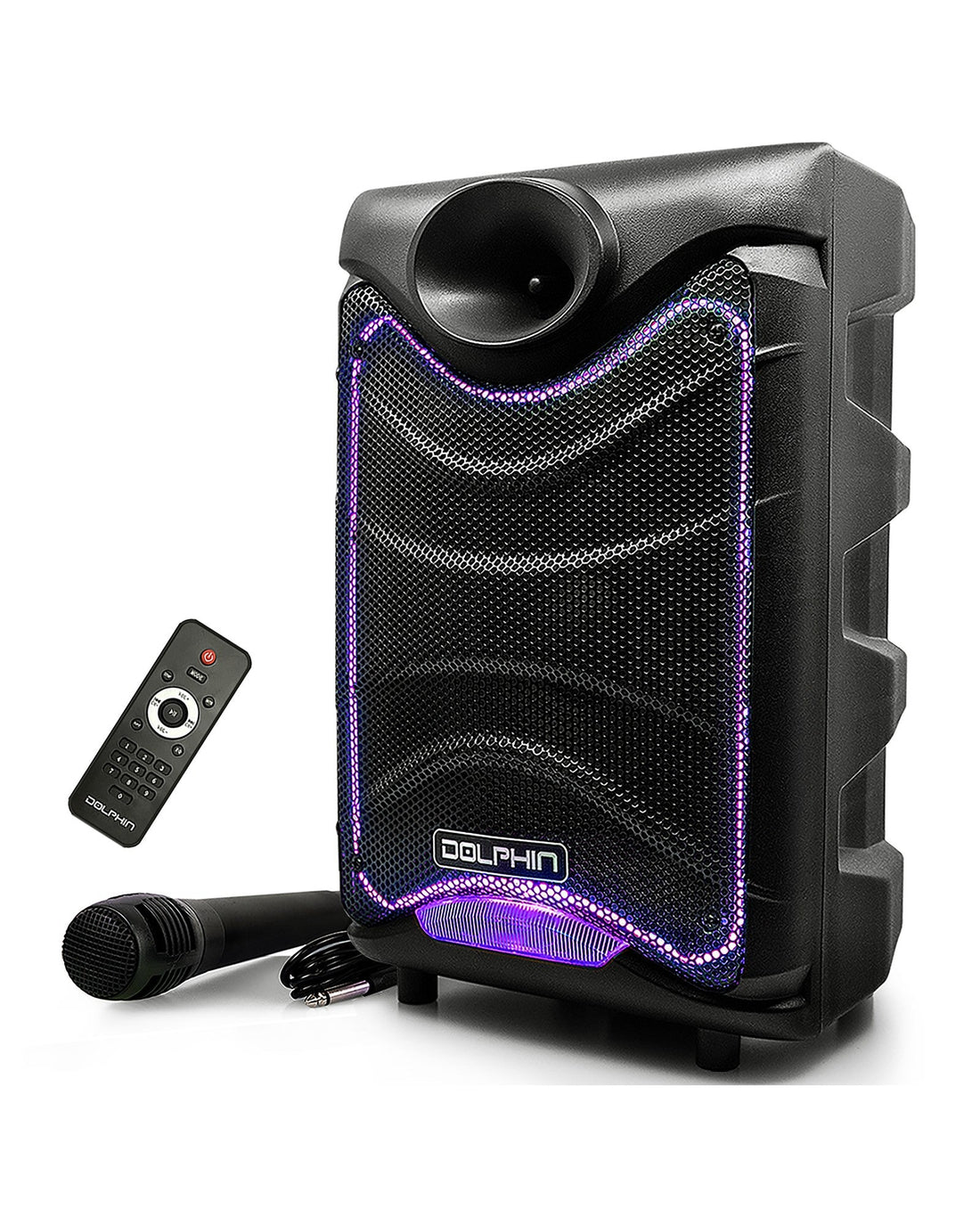 Dolphin SP-850RBT 8” Rechargeable Bluetooth Party Speaker - Top ElectrosSpeakersSP-850RBT850006218240