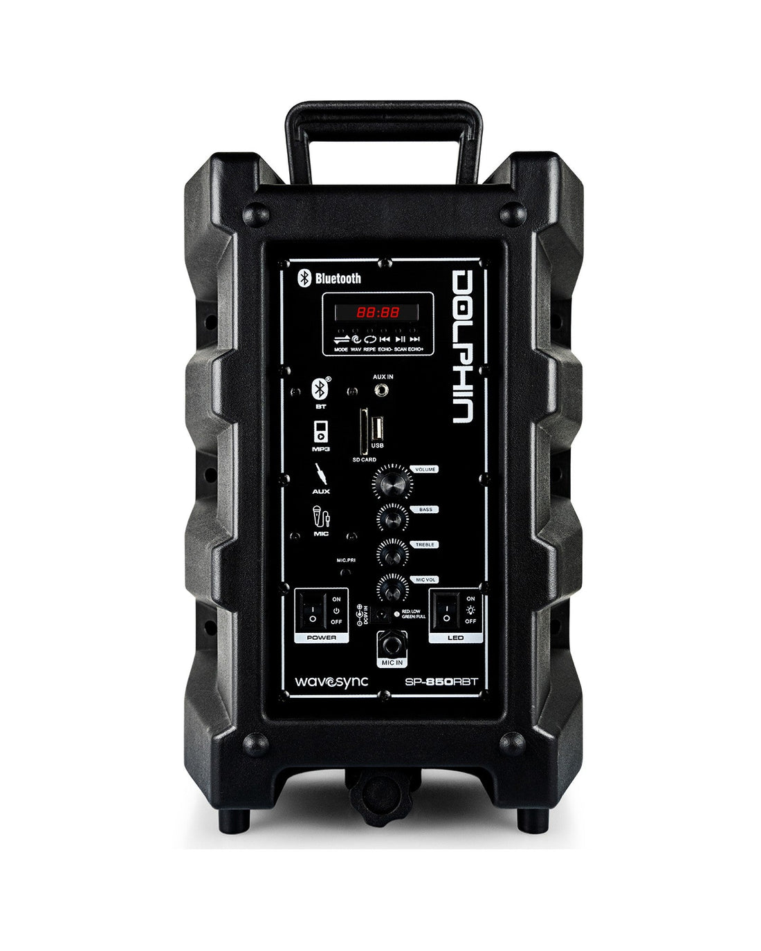 Dolphin SP-850RBT 8” Rechargeable Bluetooth Party Speaker - Top ElectrosSpeakersSP-850RBT850006218240