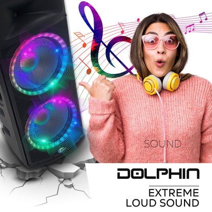 Dolphin SPX-280BT 2x15” High Performance ELITE SERIES Speaker - Top ElectrosSpeakersSPX-280BT682055446998